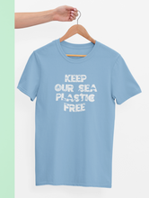 Load image into Gallery viewer, Keep our sea plastic free t-shirt