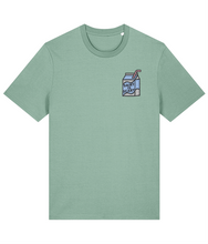 Load image into Gallery viewer, Dairy is scary t-shirt green