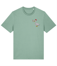 Load image into Gallery viewer, Christmas Murder Goose Embroidered Unisex T-Shirt