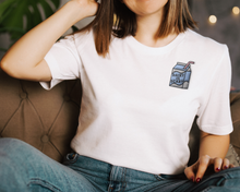 Load image into Gallery viewer, Dairy Is Scary Embroidered Unisex Vegan T-Shirt