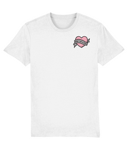 Load image into Gallery viewer, White don't be a dick shirt