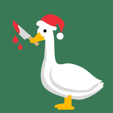 Load image into Gallery viewer, Christmas Murder Goose Embroidered Unisex T-Shirt