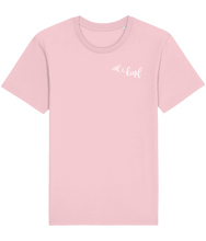 Load image into Gallery viewer, Bee kind organic cotton unisex t-shirt pink
