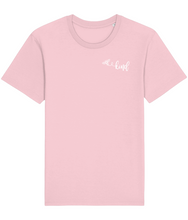 Load image into Gallery viewer, Bee kind organic cotton unisex t-shirt pink