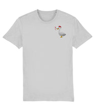 Load image into Gallery viewer, Christmas murder goose embroidered t-shirt in grey