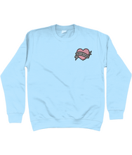 Load image into Gallery viewer, Blue don't be a dick sweatshirt