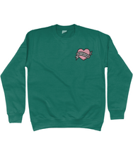 Load image into Gallery viewer, Green don't be a dick sweatshirt