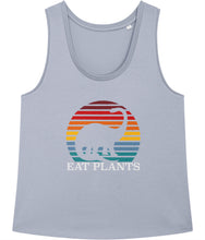 Load image into Gallery viewer, Eat plants dino tank in blue