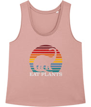 Load image into Gallery viewer, Eat plants dino tank in pink
