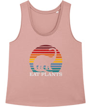 Load image into Gallery viewer, Eat plants dino tank in pink