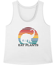 Load image into Gallery viewer, Eat plants dino tank in white
