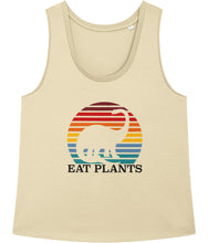 Load image into Gallery viewer, Eat plants dino tank in yellow