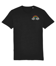 Load image into Gallery viewer, Fuck off rainbow shirt black