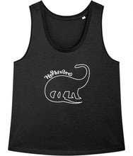 Load image into Gallery viewer, Herbivore dino tank in black