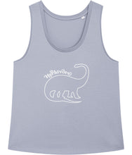 Load image into Gallery viewer, Herbivore dino tank in blue