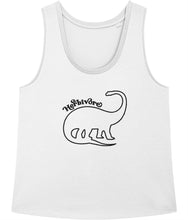 Load image into Gallery viewer, Herbivore dino tank in white