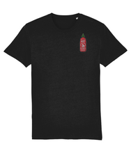 Load image into Gallery viewer, hot stuff sriracha shirt in black