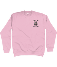 Load image into Gallery viewer, Pink leave my tits alone vegan sweatshirt