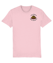 Load image into Gallery viewer, Pink less upsetti more spaghetti embroidered t-shirt