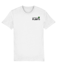 Load image into Gallery viewer, White powered by plants shirt