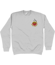 Load image into Gallery viewer, Grey send noods embroidered sweatshirt.