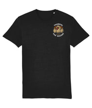 Load image into Gallery viewer, Thankful for vegans turkey t-shirt black