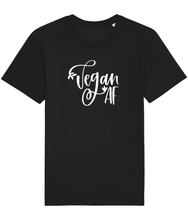 Load image into Gallery viewer, Black vegan af shirt