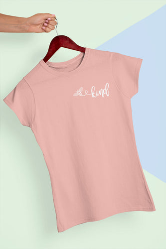 Bee Kind shirt in pink