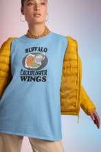 Load image into Gallery viewer, Buffalo Cauliflower Wings Unisex | Vegan T-Shirt - Bad Hass Designs
