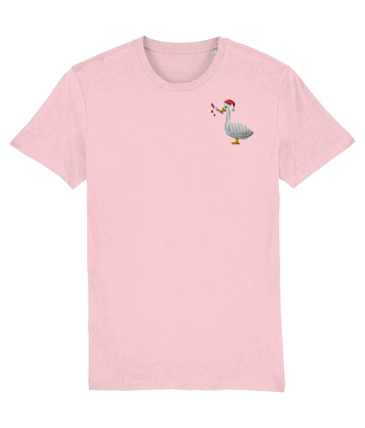 Christmas Murder Goose Embroidered Unisex T-Shirt – Bad Hass