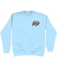 Load image into Gallery viewer, Blue don&#39;t be a dick sweatshirt 
