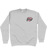 Load image into Gallery viewer, Grey don&#39;t be a dick sweatshirt 
