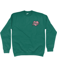 Load image into Gallery viewer, Green don&#39;t be a dick sweatshirt 
