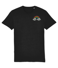 Load image into Gallery viewer, Fuck off rainbow shirt black
