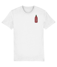 Load image into Gallery viewer, hot stuff sriracha shirt in white
