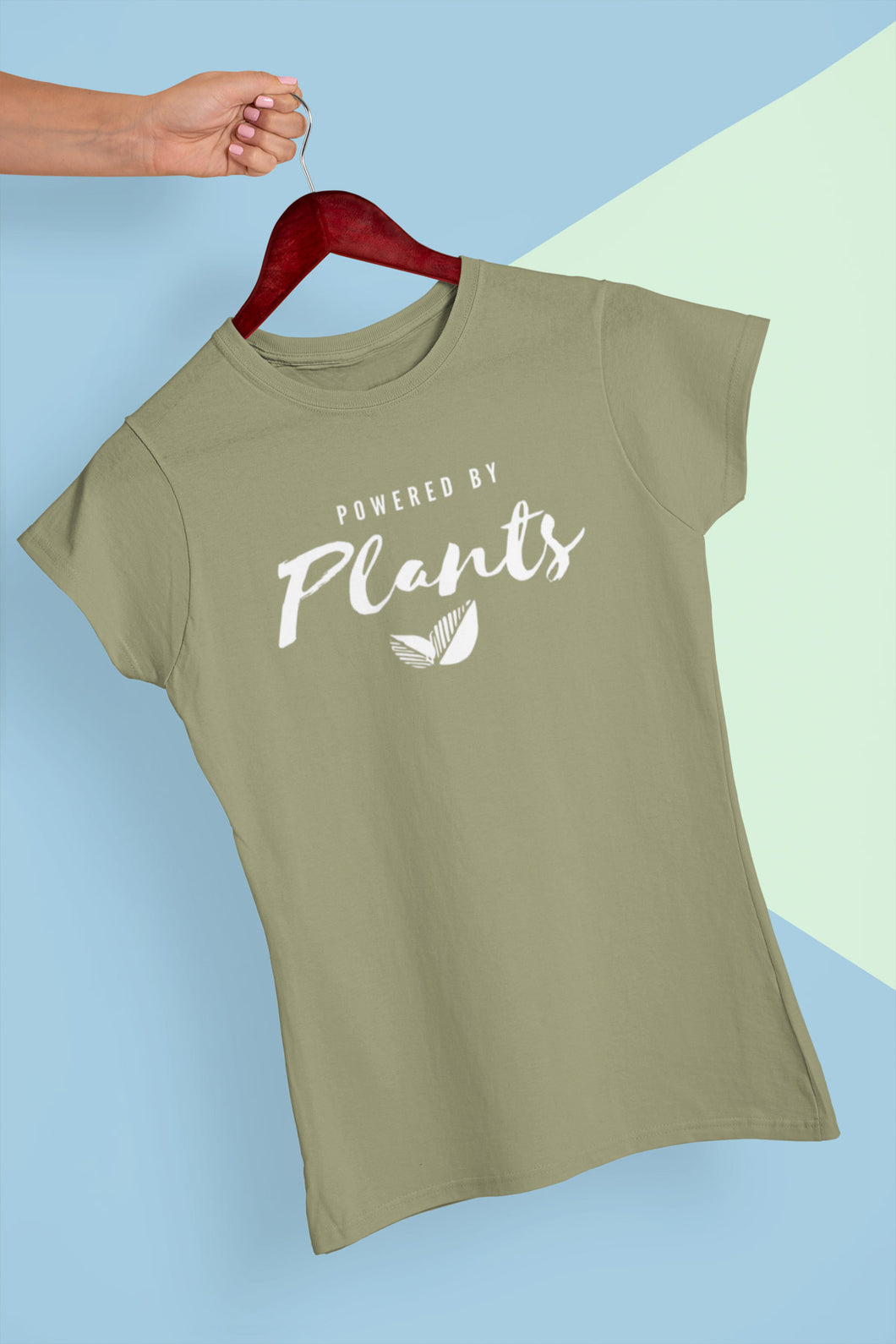 Green powered by plants t-shirt