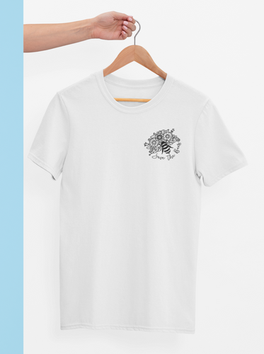 White save the bees shirt