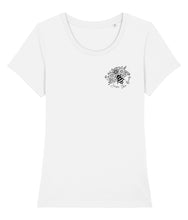 Load image into Gallery viewer, Save the bees shirt white
