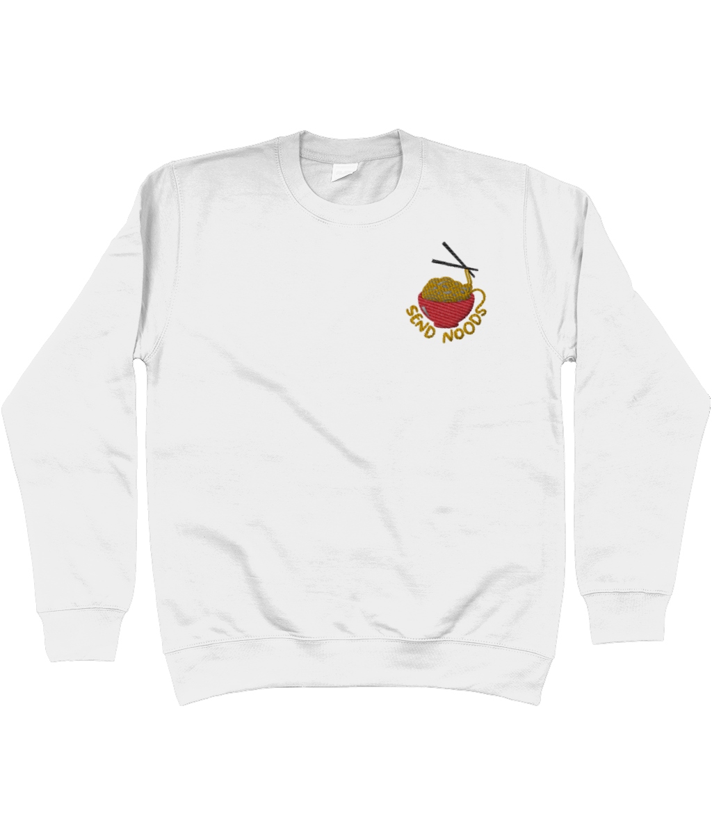 Send Noods - Embroidered Sweatshirt – Bad Hass Designs