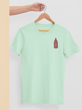 Load image into Gallery viewer, Sriracha shirt on a hanger
