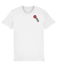Load image into Gallery viewer, Suck it embroidered t-shirt in white
