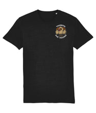 Load image into Gallery viewer, Thankful for vegans turkey t-shirt black
