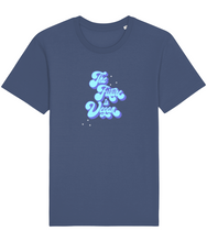Load image into Gallery viewer, The future is vegan shirt in blue

