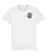 Load image into Gallery viewer, The future is vegan embroidered white t-shirt
