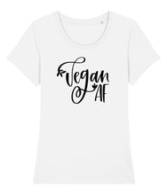 Load image into Gallery viewer, Vegan AF shirt white
