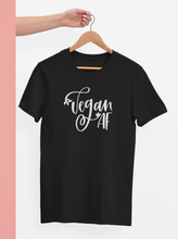 Load image into Gallery viewer, Black vegan AF t-shirt
