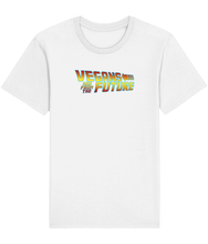 Load image into Gallery viewer, White vegans are from the future t-shirt

