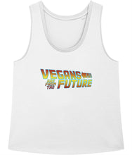 Load image into Gallery viewer, White vegans are from the future tank top
