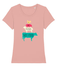 Load image into Gallery viewer, We are friends not food shirt pink
